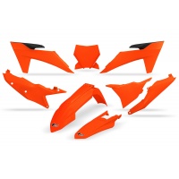 Plastic kit KTM - compatibile - neon orange - REPLICA PLASTICS - KTKIT529-FFLU - UFO Plast