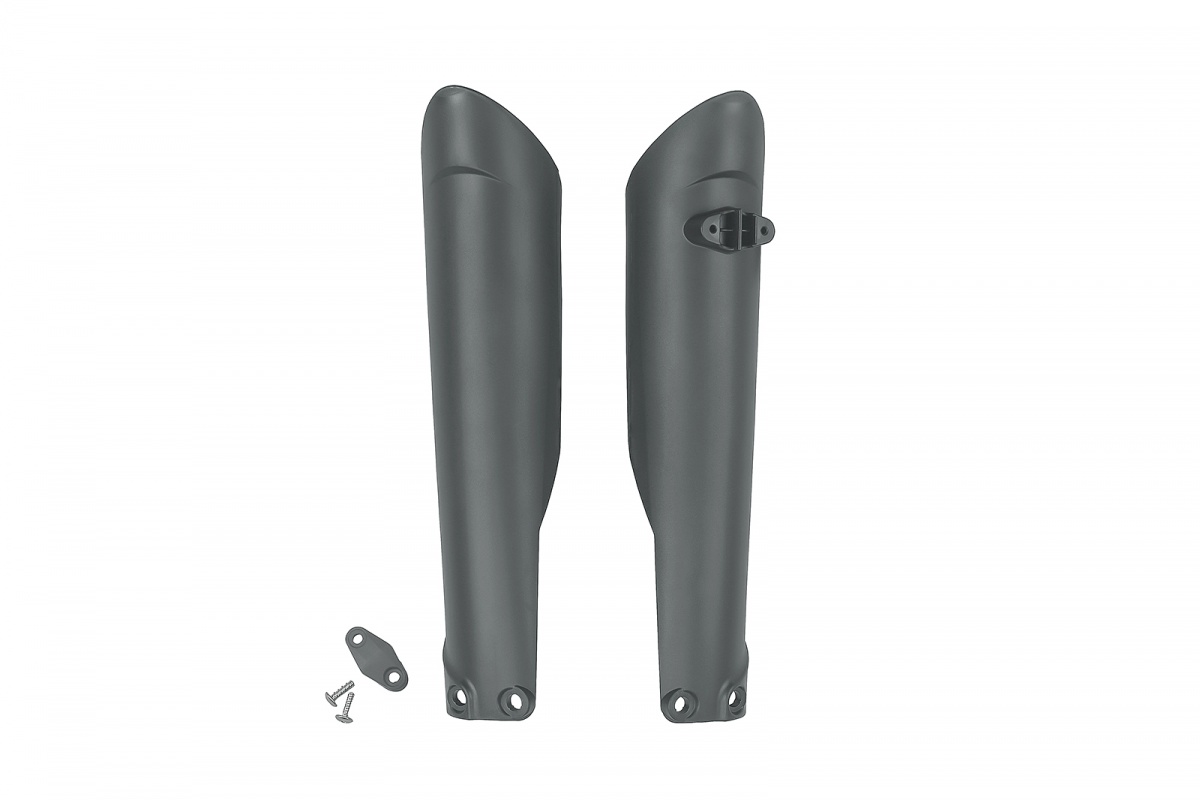 FORK SLIDER PROTECTORS - GRAPHITE - HUSQVARNA - REPLICA PLASTICS - HU03361-380 - UFO Plast