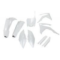 Full Plastic Kit white for Honda CRF 250R (2014-17) - CRF 450R (2013-16) - REPLICA PLASTICS - HOKIT116F-041 - Ufo Plast