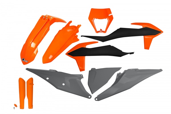 Full plastic kit / with headlight Ktm - oem 21 - REPLICA PLASTICS - KTKIT527F-999X - UFO Plast