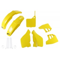 Full Plastic Kit yellow for Suzuki RM 250 (1992) - REPLICA PLASTICS - SUKIT396F-101 - Ufo Plast