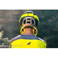 Mtb Terrain LV1 jersey long sleeves gray and neon yellow - Jersey - JE05001-ED - UFO Plast