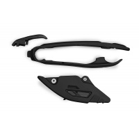 chain guide+swingarm chain slider - black - Husqvarna - REPLICA PLASTICS - HU04315-001 - UFO Plast