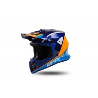 motocross Korey helmet for kids blue and orange - Helmets - HE13600-CF - UFO Plast