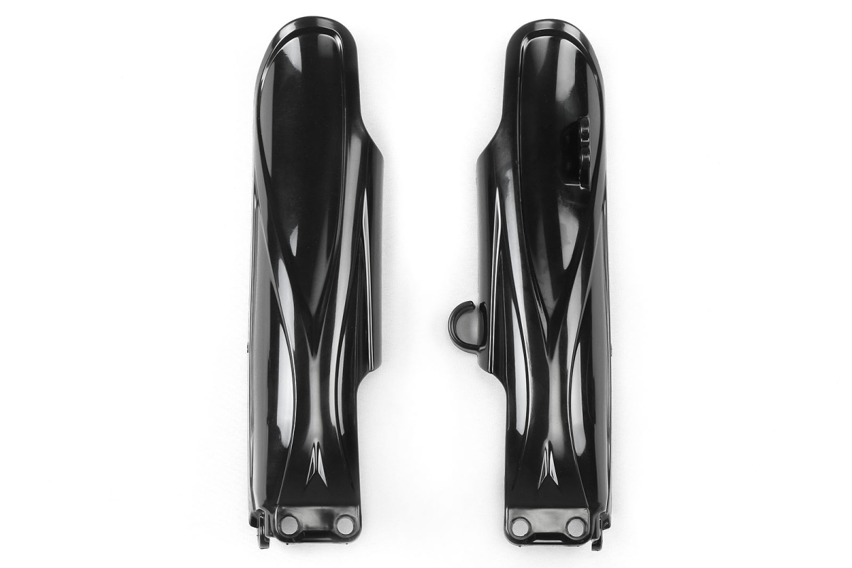 Fork slider protectors - black - Yamaha - UFO PLAST - YA04874-001